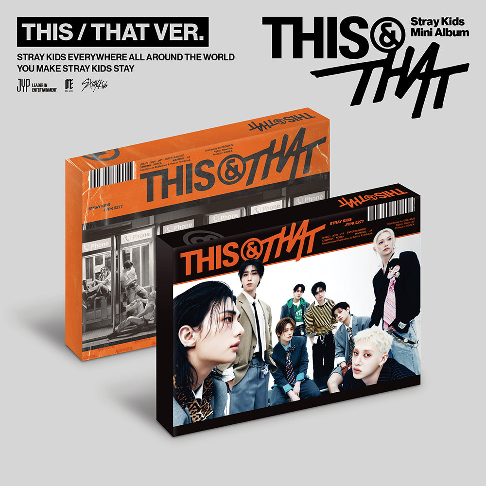 STRAY KIDS - Mini Album 'THIS & THAT' (THIS/THAT Ver)