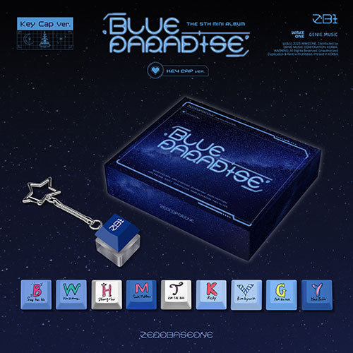 ZEROBASEONE - 5th Mini Album ‘Blue Paradise’ (KEY CAP Ver.)