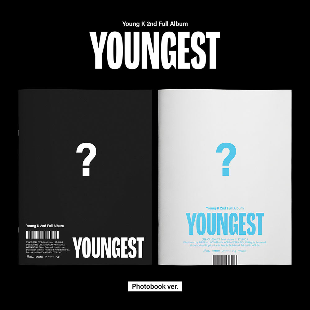 PRE-ORDER] YOUNG K (DAY6) - 2nd Full Album 'YOUNGEST' (Photobook)