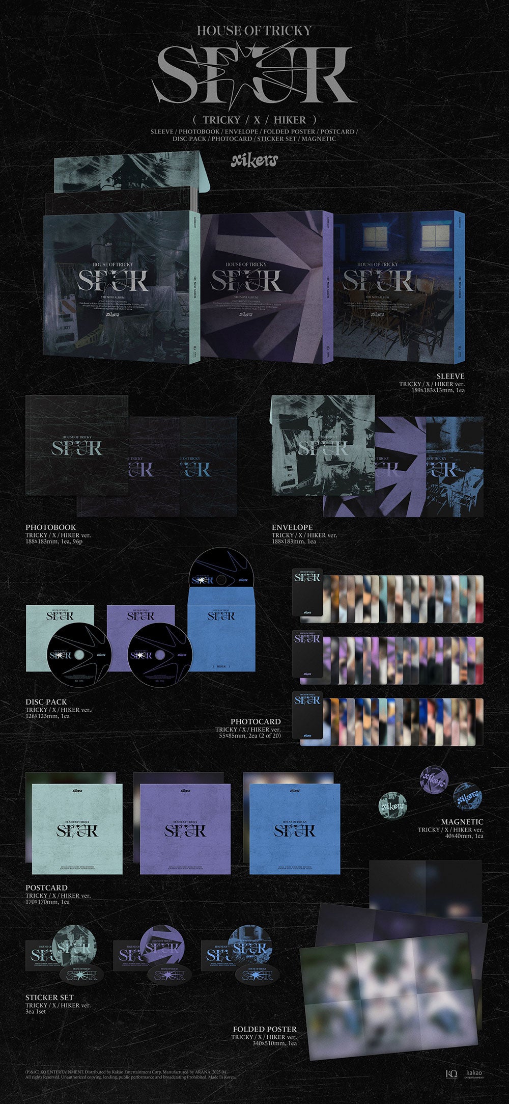 XIKERS - 5th Mini Album ‘House Of Tricky: SPUR’
