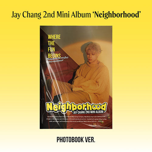JAY CHANG - 2nd mini Album ‘Neighborhood’ (PHOTOBOOK ver.)