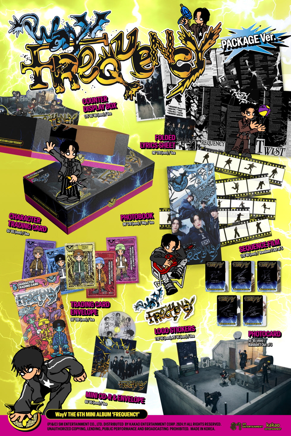 WAYV - 6th Mini Album FREQUENCY (Package)