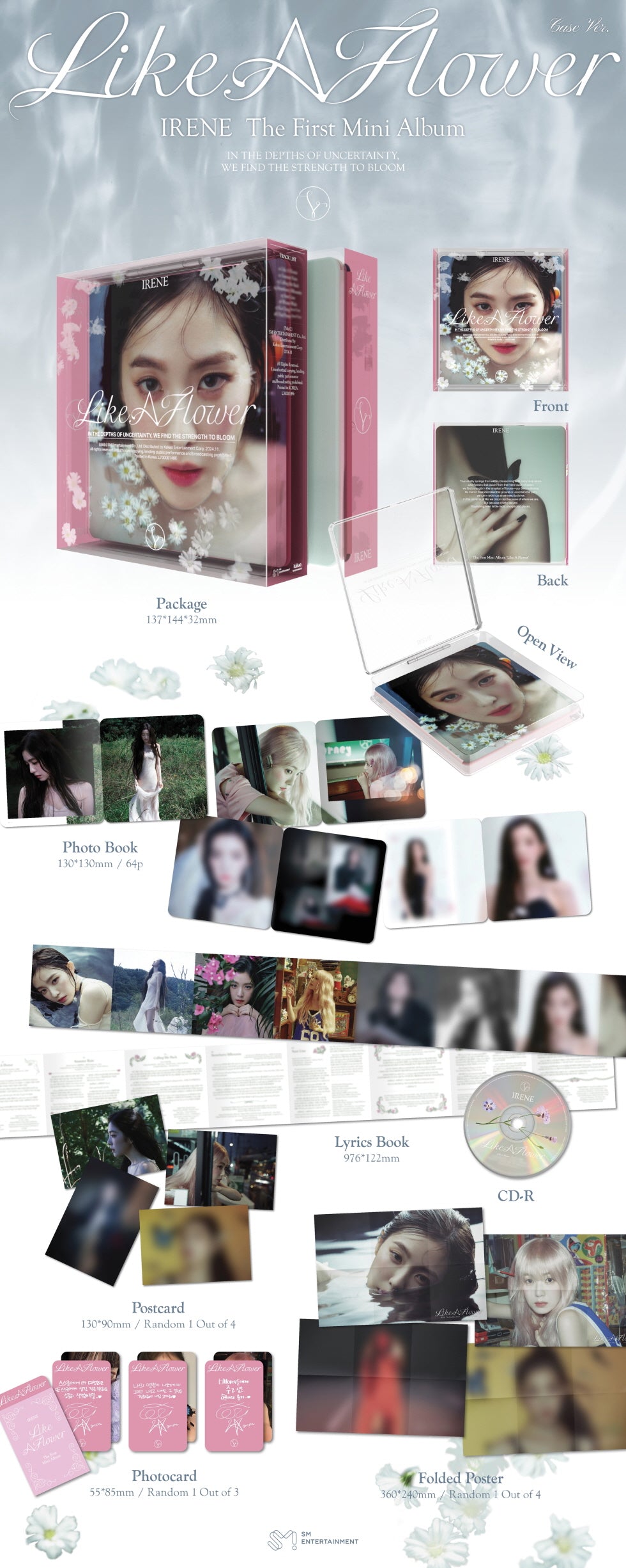 IRENE (RED VELVET) 1st Mini Album 'Like A Flower' (Case Version)