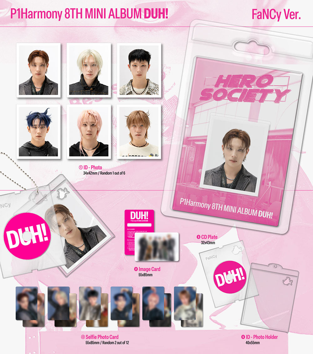 P1Harmony - 8th Mini Album ‘DUH!’ (FaNCy/PLVE Ver.)