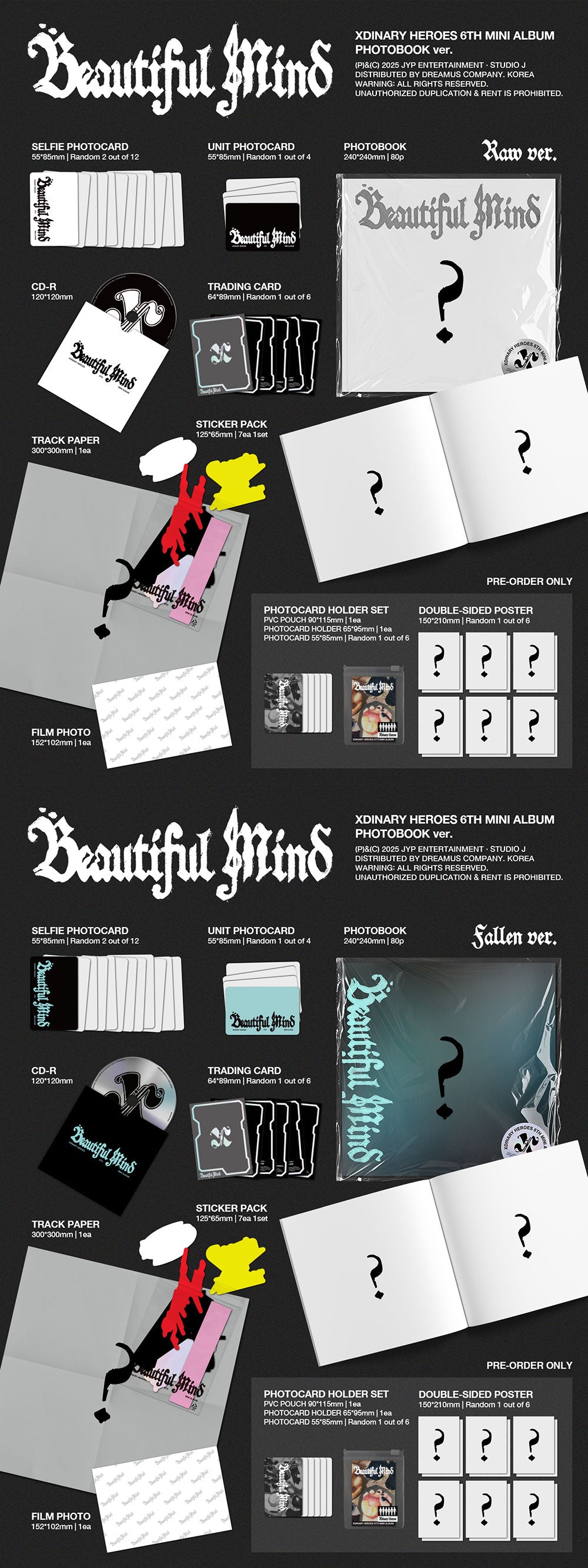 XDINARY HEROES - 6th Mini Album Beautiful Mind (PHOTOBOOK ver.)