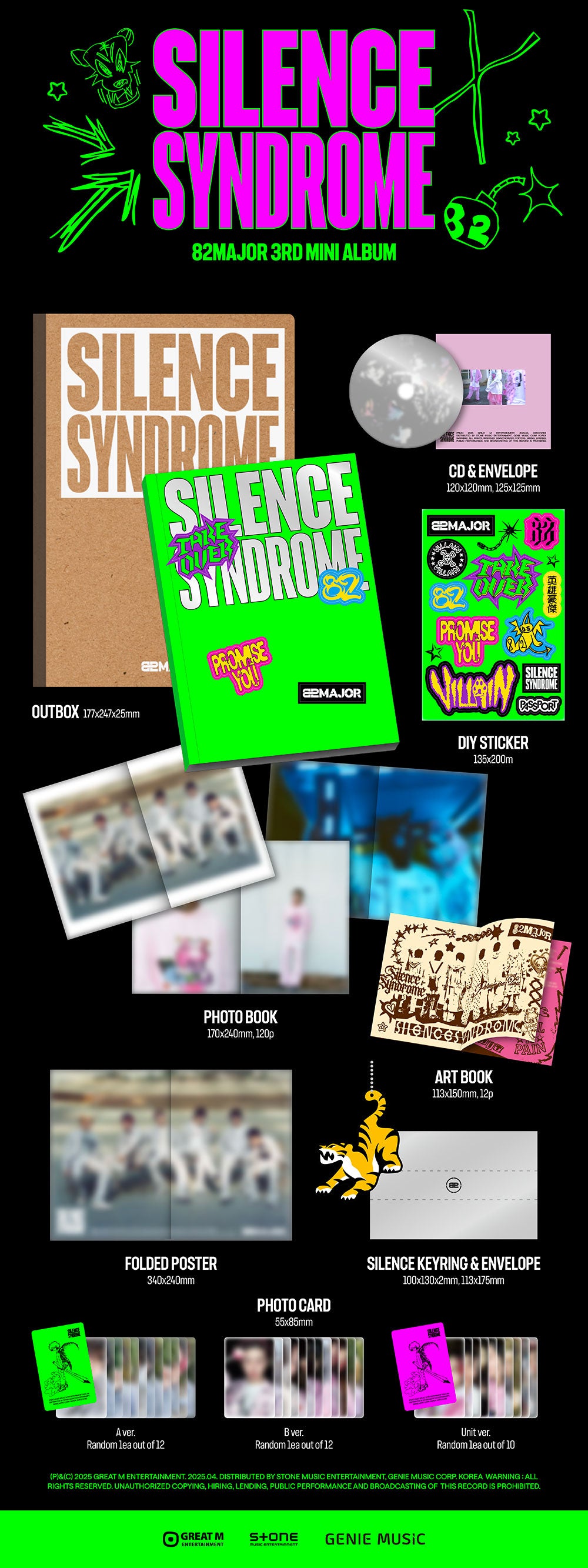 82MAJOR - THE 3RD MINI ALBUM SILENCE SYNDROME