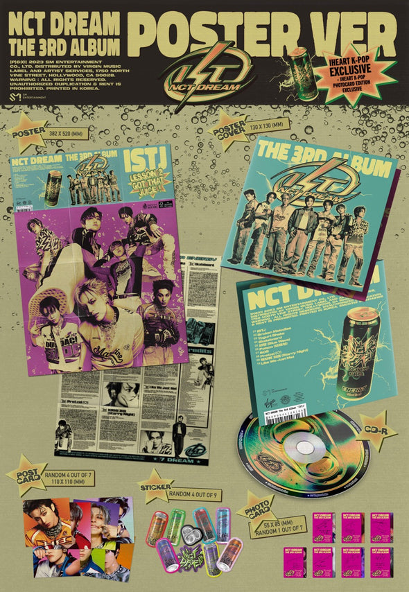 (I HEART KPOP EXCLUSIVE) NCT DREAM - The 3rd Album ISTJ Poster Version