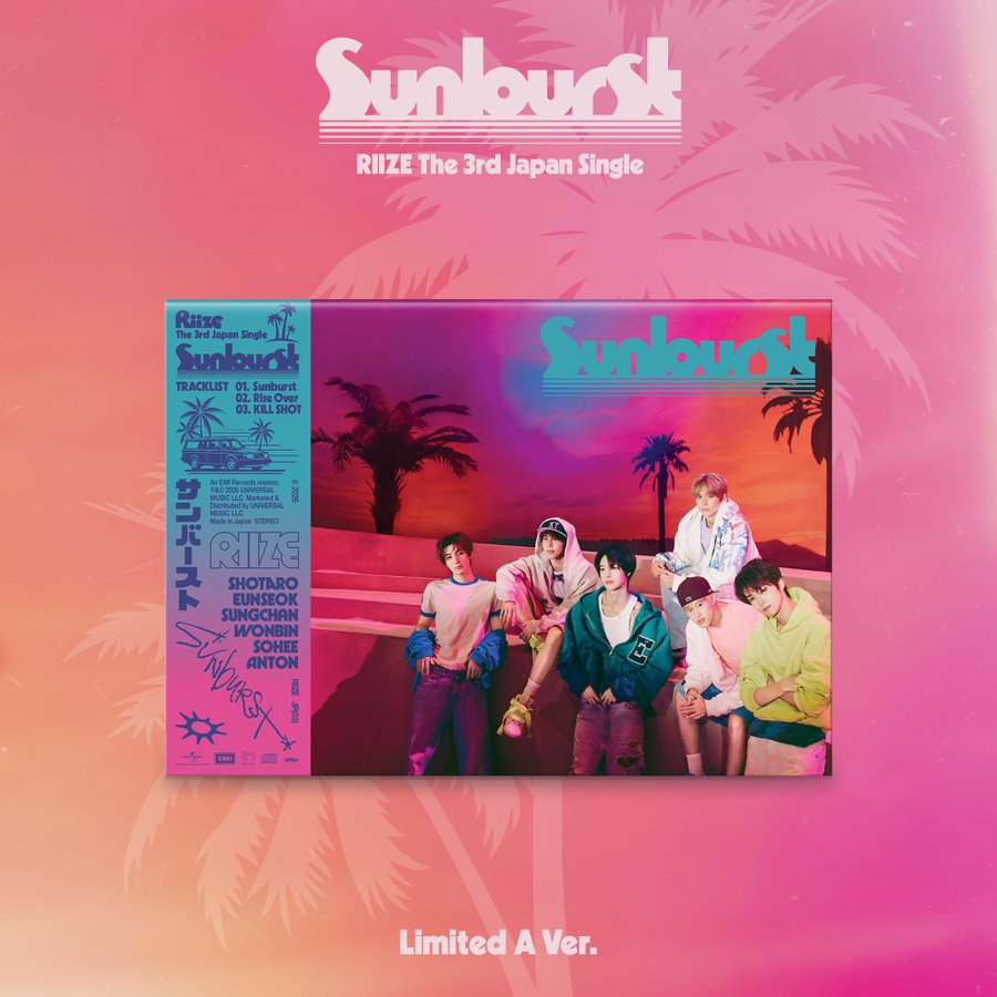RIIZE - 3rd Japan Single Album 'SUNBURST' (LIMITED A)