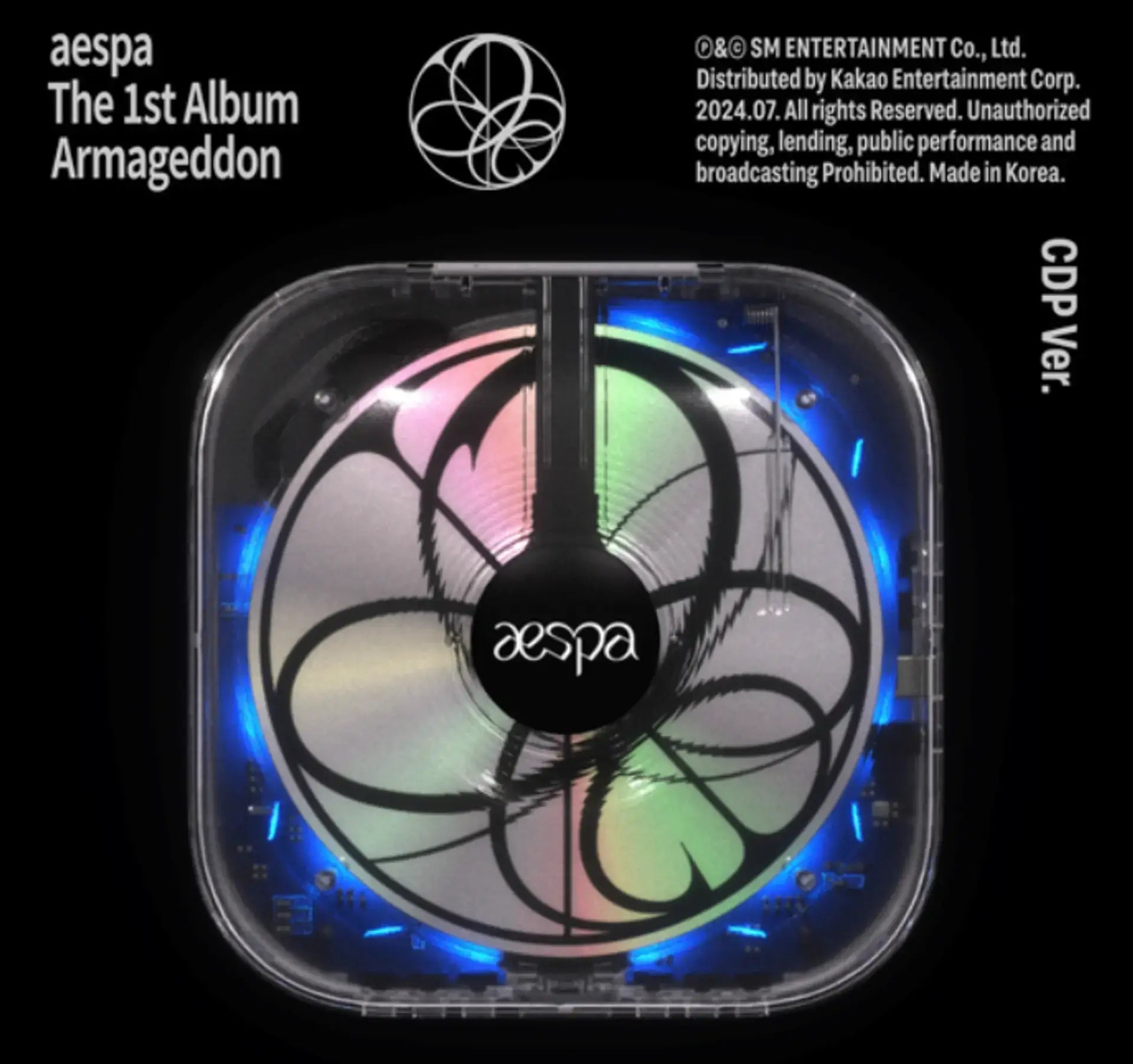 aespa アルバム ARMAGEDDON CDP ver. CDプレイヤー 3 AESPA - Armageddon (CDP Version)