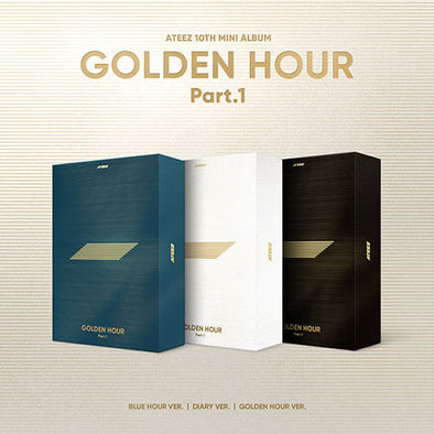 [BONUS + PRE-ORDER] ATEEZ - 10th Mini Album GOLDEN HOUR : Part.1