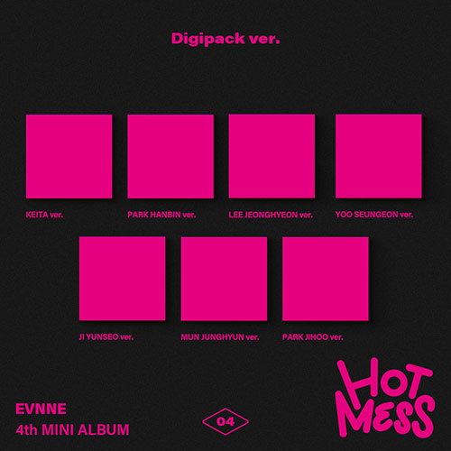 EVNNE 4th Mini Album HOT MESS (DIGIPACK)