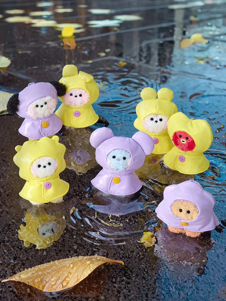 BTS BT21 Mini Plush Keyring 'RAINY DAY'