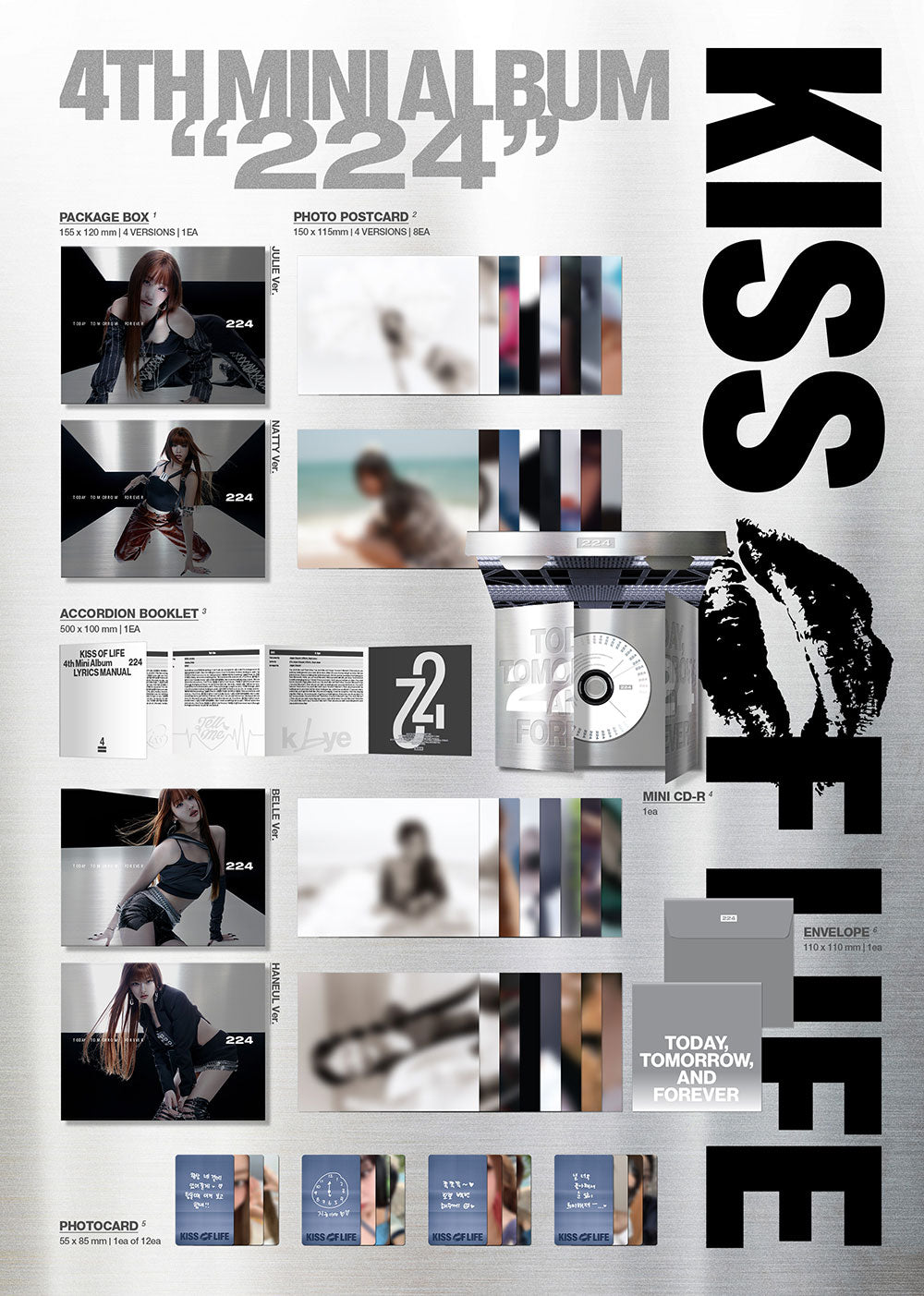 KISS OF LIFE - 4th Mini Album '224' (Digipack Ver.)