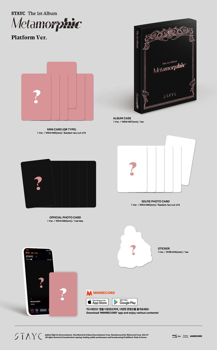 STAYC - The 1st Album Metamorphic (PLATFORM) – I HEART KPOP Australia