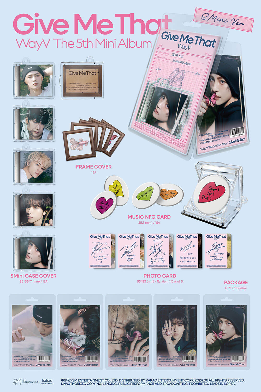 WAYV - 5th Mini Album ‘Give Me That’ (SMini Version)