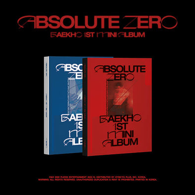 BAEKHO - 1st Mini Album 'Absolute Zero'