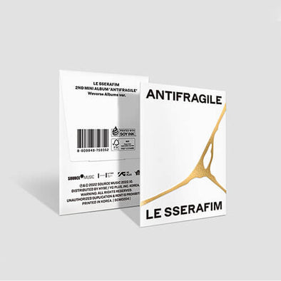 LE SSERAFIM - 'ANTIFRAGILE' 2nd Mini Album (Weverse)