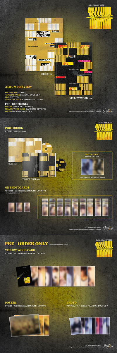 Stray Kids high quality Yellow Wood Limited Album