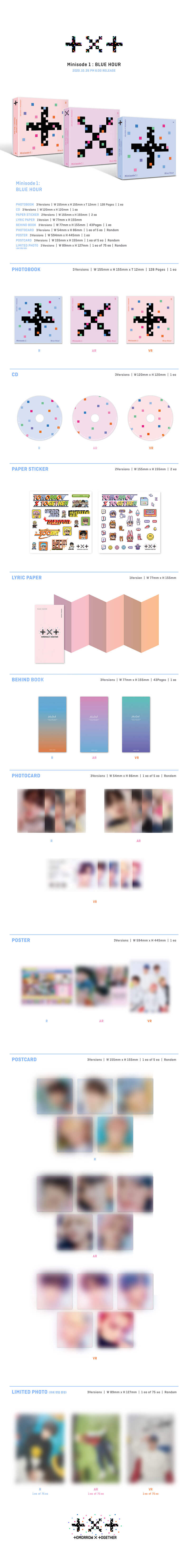 TXT - Minisode1 Blue Hour Album (Random Version)