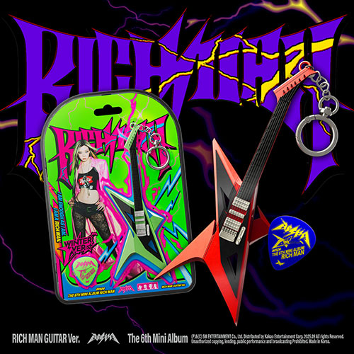 [PRE-ORDER] AESPA - 6th Mini Album 'Rich Man' (RICH MAN GUITAR / Smart Album)