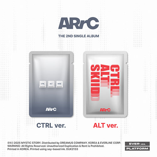 ARrC - 2nd Single Album 'CTRL+ALT+SKIID' (CTRL/ALT Ver.)