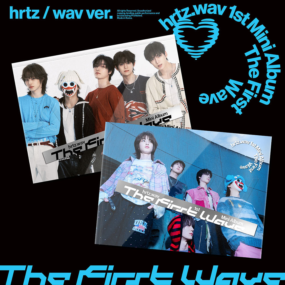 [PRE-ORDER] HRTZ.WAV ( HeartsWave) - 1st Mini Album 'The First Wave'