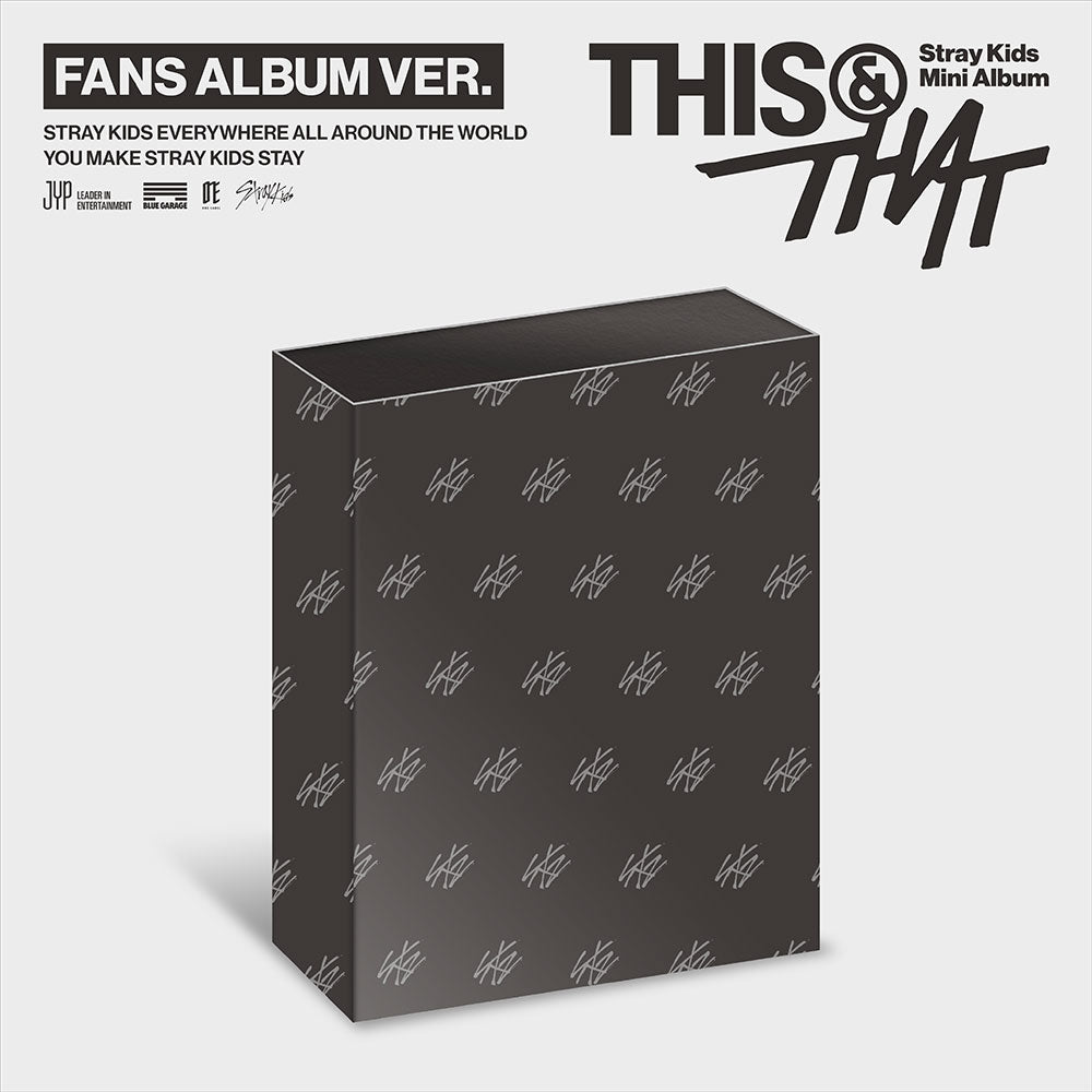 [PRE-ORDER] STRAY KIDS - Mini Album 'THIS & THAT' (FANS Album Ver)