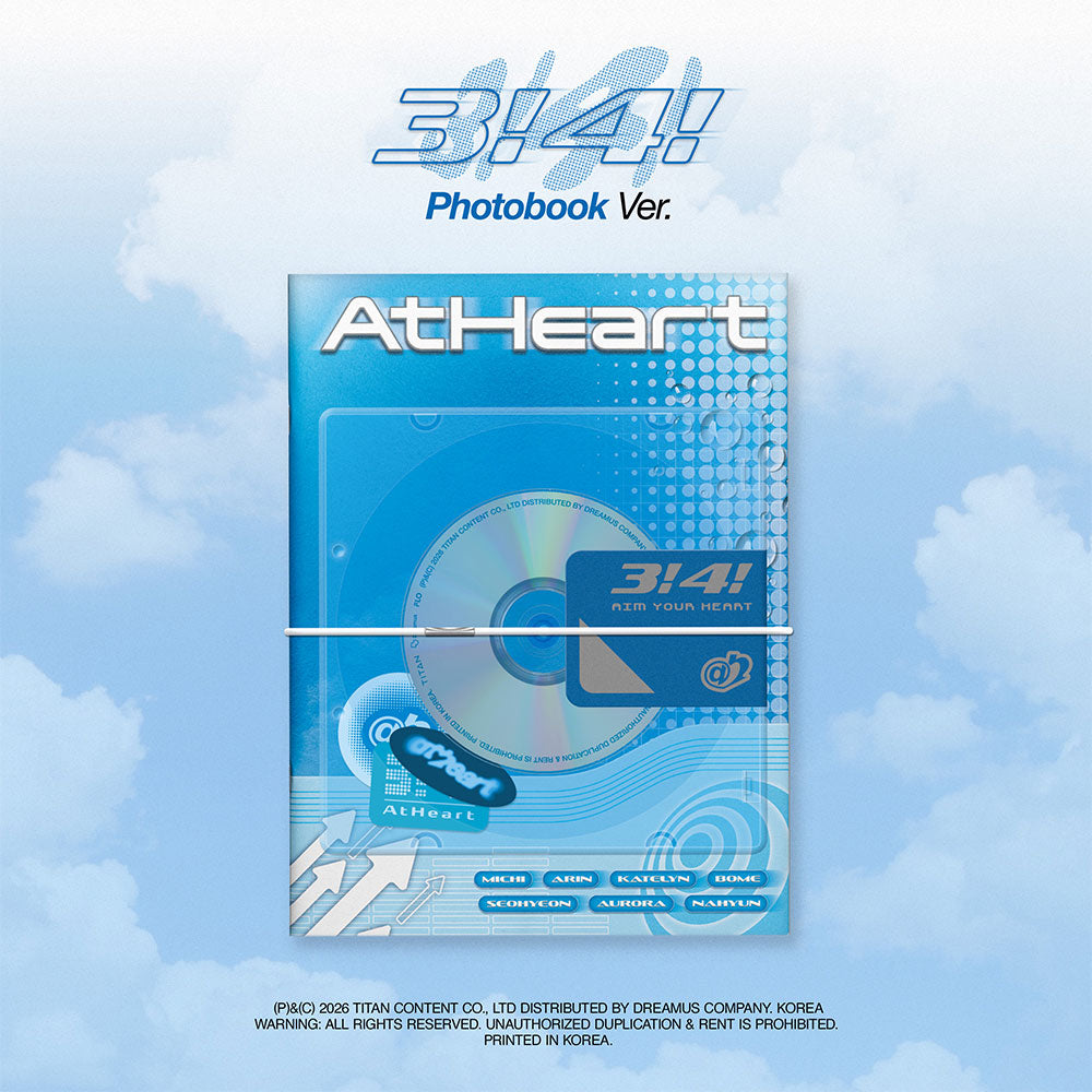 [PRE-ORDER] ATHEART - Single Album '3!4!' (Photobook)