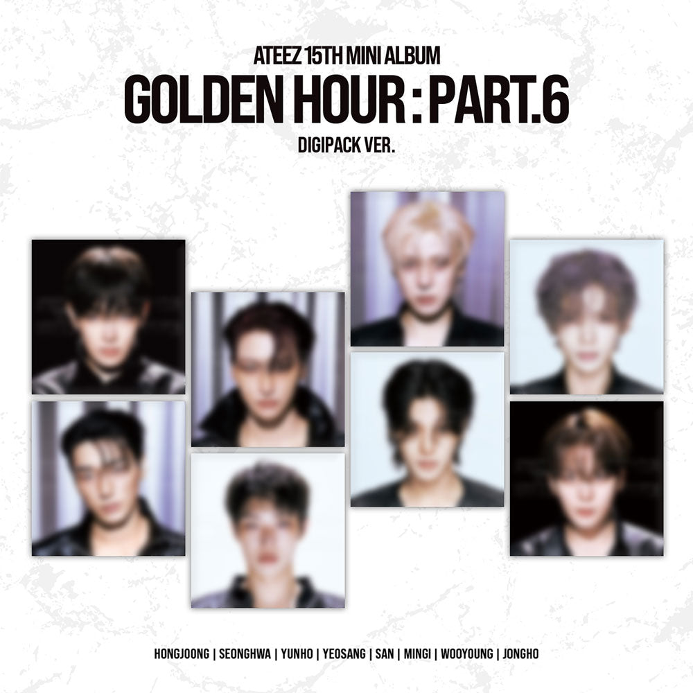 [STORE BENEFIT PRE-ORDER] ATEEZ- 15th Mini Album ‘Golden Hour: Part 6’ (DIGIPACK Ver)