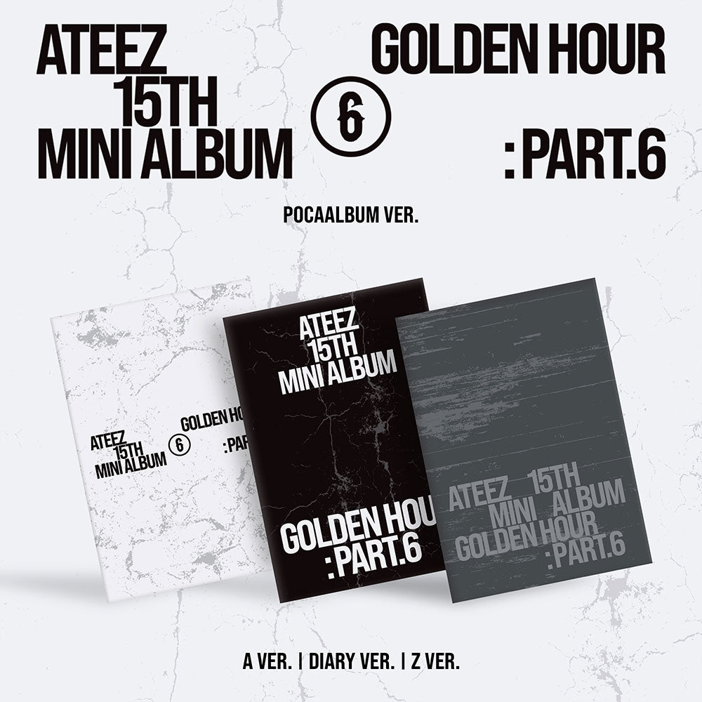 [PRE-ORDER] ATEEZ- 15th Mini Album ‘Golden Hour: Part 6’ (POCA Ver)