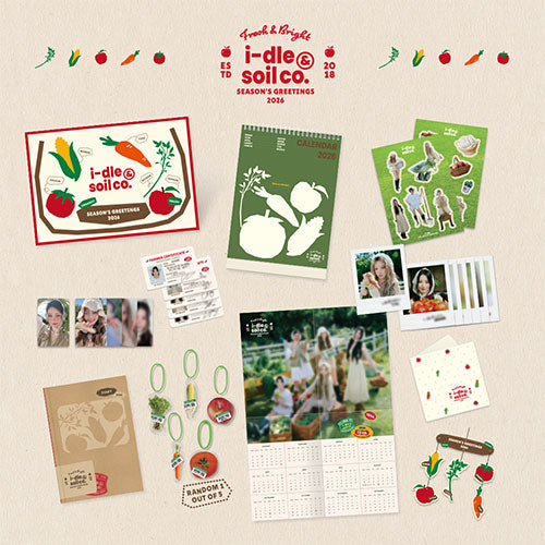 [PRE-ORDER] I-DLE - 2026 Season's Greetings 'I-DLE & Soil Co.'