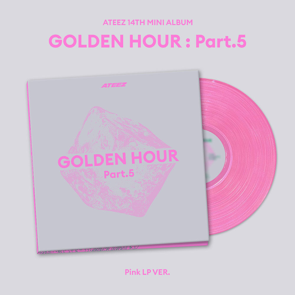 [PRE-ORDER] ATEEZ - 14th Mini Album 'Golden Hour: Part.5' (PINK LP Ver)