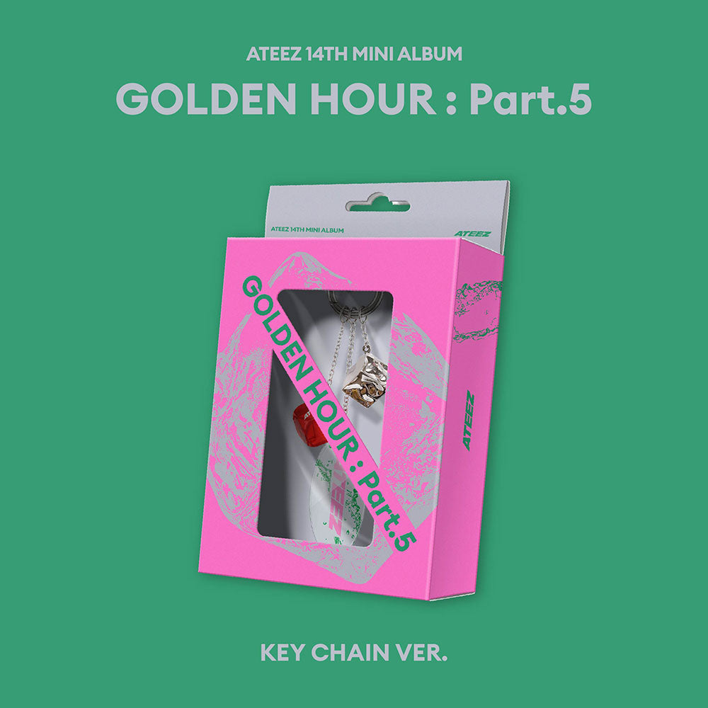 [PRE-ORDER] ATEEZ - 14th Mini Album 'Golden Hour: Part.5' (Keychain Ver)