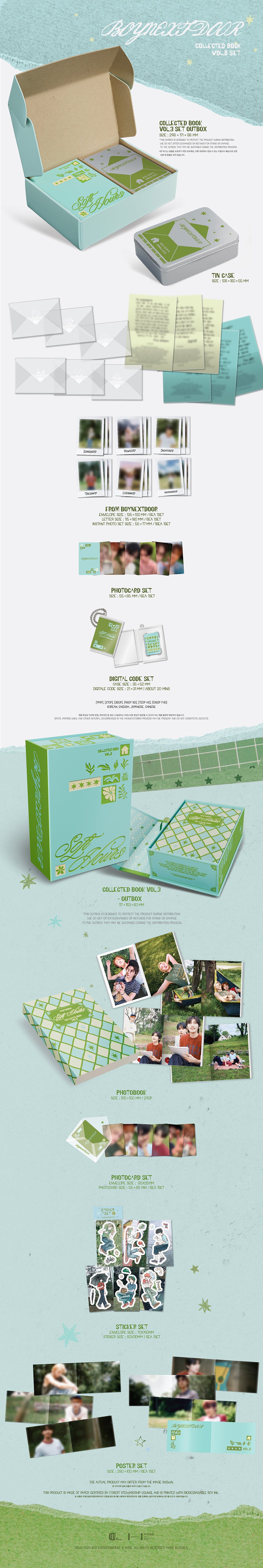 BOYNEXTDOOR - COLLECTED BOOK VOL.3 (SET)