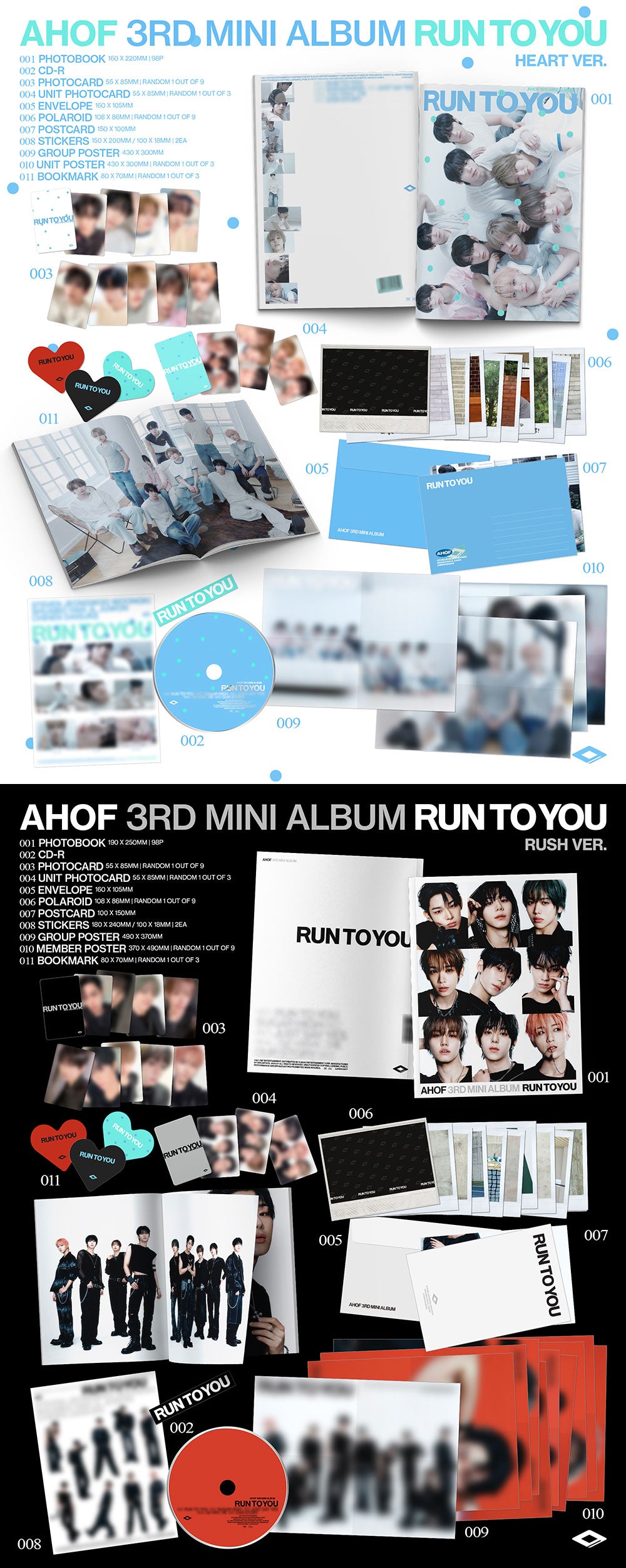 AHOF - 3rd Mini Album ‘Run To You’ (Photobook Ver)