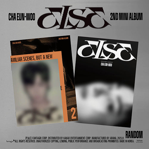 [PRE-ORDER] CHA EUN WOO - 2nd Mini Album ‘ELSE’ (FORM 1/FORM 2 Ver.)