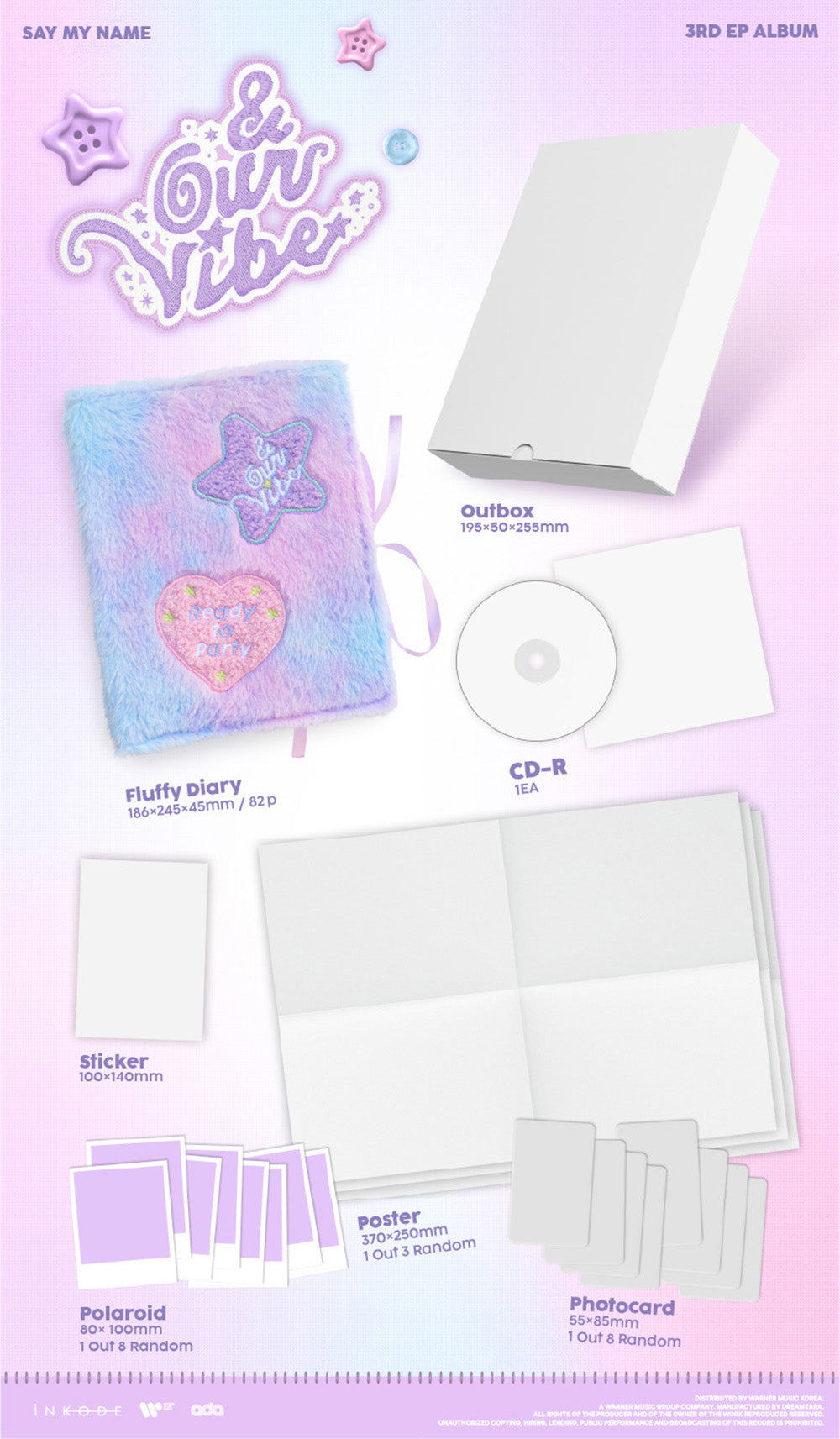SAY MY NAME - 3rd EP Album '&OUR VIBE' (Our Vibe Ver)
