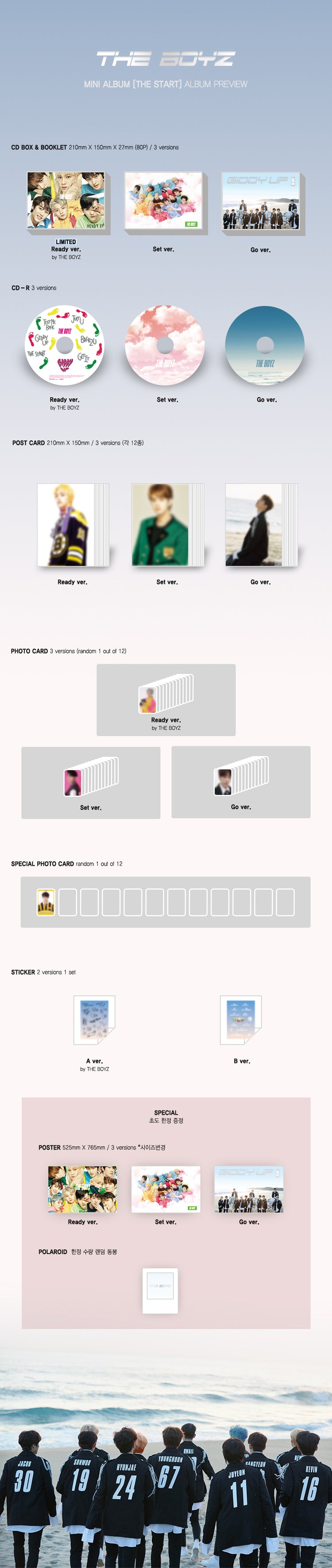THE BOYZ - 2nd Mini Album 'The Start'