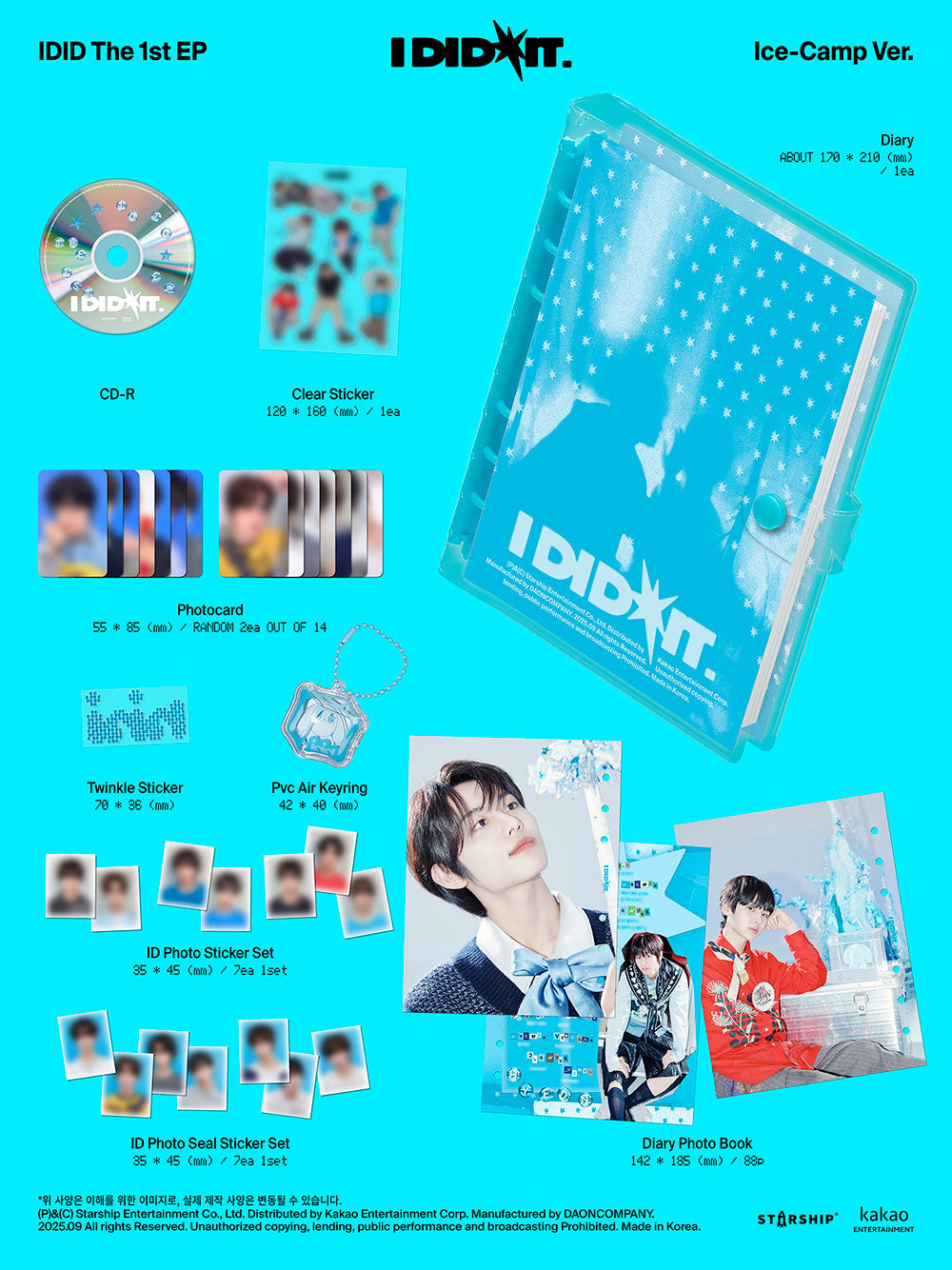 IDID - 1st Mini Album 'I did it' (ICE CAMP Special edition Ver.)