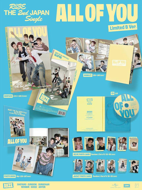 RIIZE - 2nd Japan Single Album ‘All Of You’ (Limited B Edition)