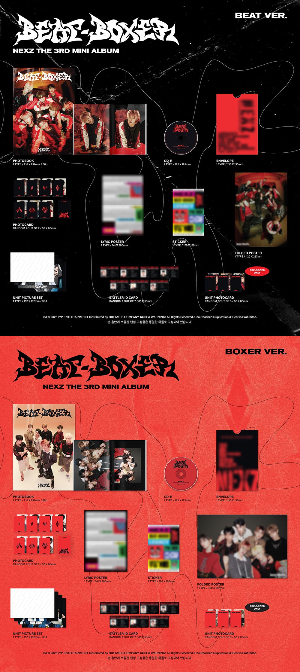 [PRE-ORDER] NEXZ - 3rd Mini Album ‘Beat-Boxer’ (Standard)