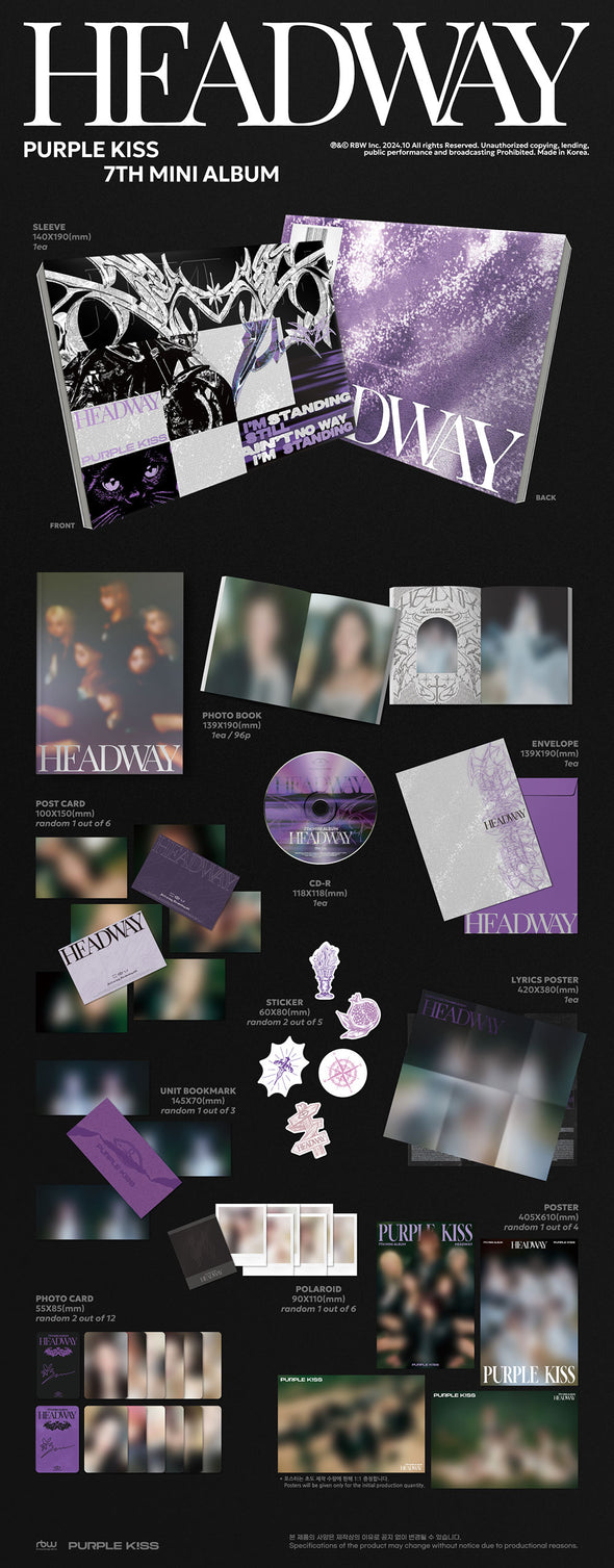 PURPLE KISS - 'HEADWAY' 7th Mini Album