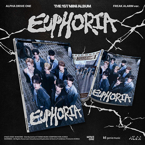 ALPHA DRIVE ONE - 1st MINI ALBUM ‘EUPHORIA’ (Freak Alarm Ver)