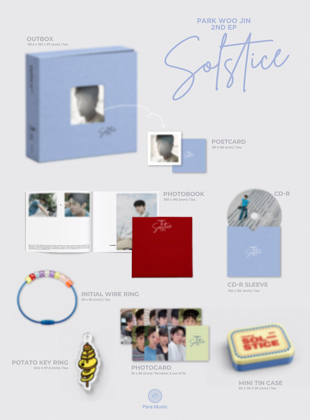 [PRE-ORDER] PARK WOOJIN - 2nd Mini Album ‘Solstice’