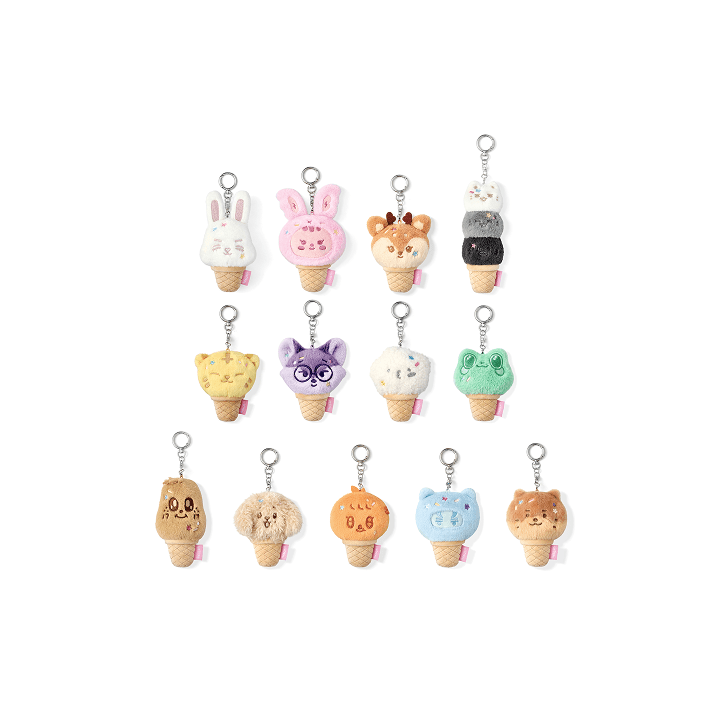 SEVENTEEN- Ice Cream With Miniteen (Face Keyring)