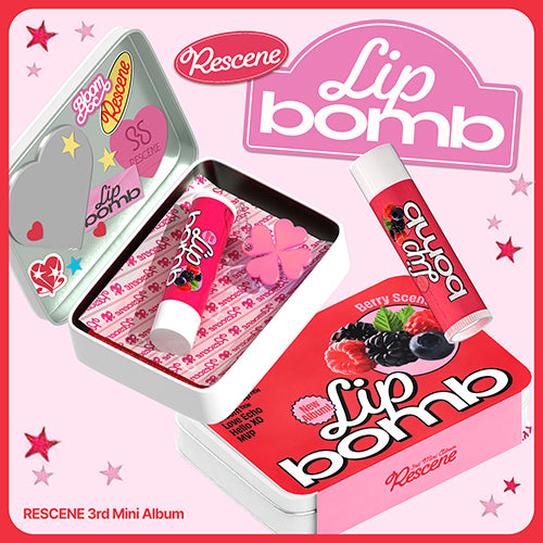 RESCENE - 3rd Mini Album ‘LIP BOMB’ (QR/ Lip Balm Ver.)