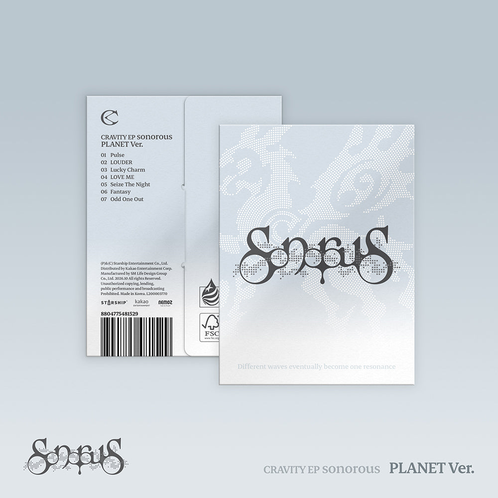 [PRE-ORDER] CRAVITY - EP Album ‘SONOROUS’ (Planet Ver)