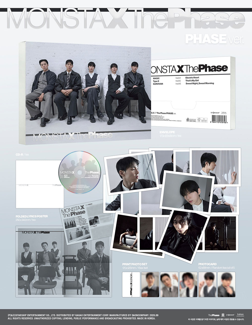 MONSTA X - EP 'The Phase' (PHASE ver)