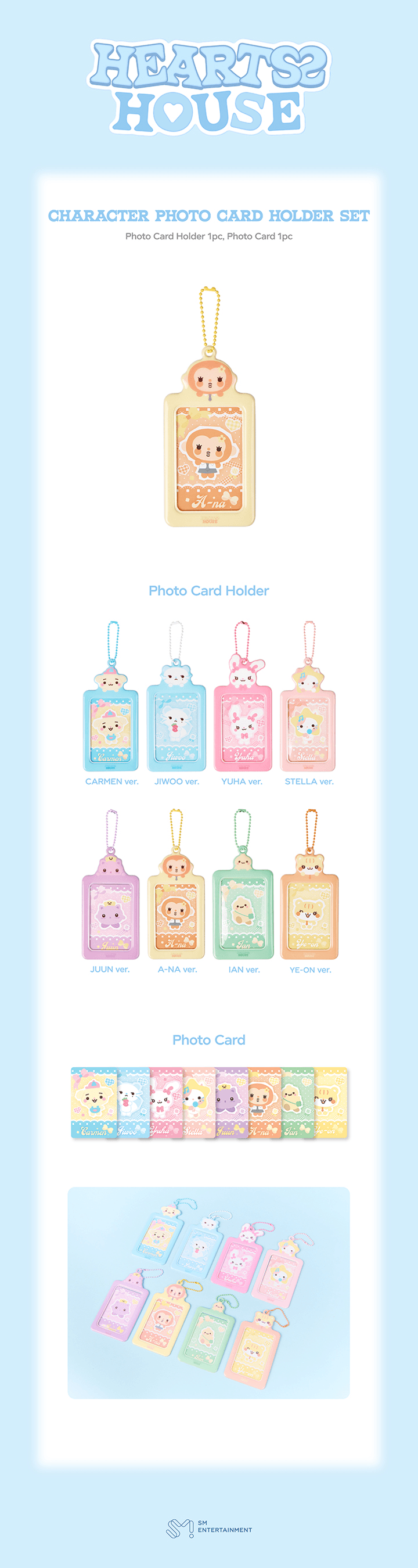 HEARTS2HEARTS - 2026 Fanmeeting ‘HEARTS2HOUSE’ Character Photocard Holder