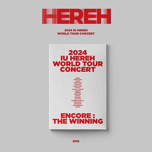 IU - 2024 IU World Tour ‘HEREH’ CONCERT (DVD/BLU-RAY)